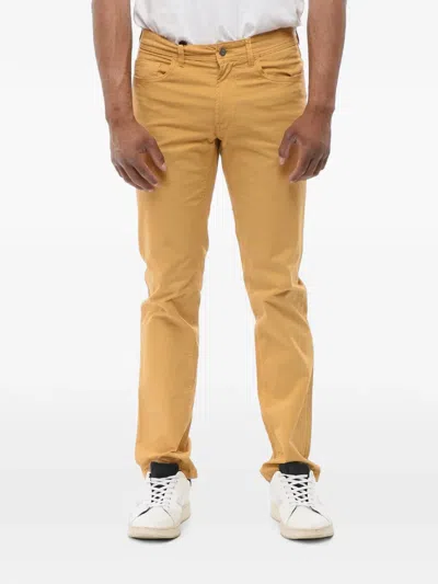 Corneliani Five-pocket Trousers In Yellow