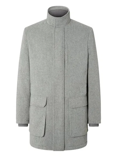 CORNELIANI FLAP-POCKET WOOL JACKET