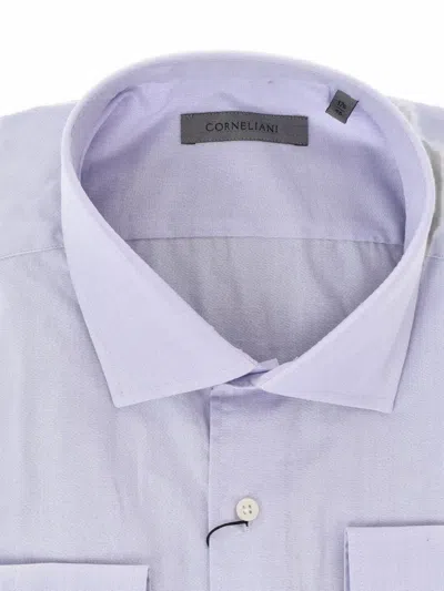 Corneliani Flap-pocket Shirt In Blue