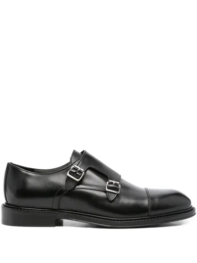 Corneliani Flat Shoes In Black