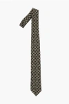 Corneliani Floral Patterned Wool Tie