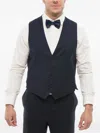 Corneliani Four-button Blue Vest In Blue