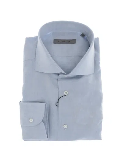 Corneliani French-collar Shirt In Blue
