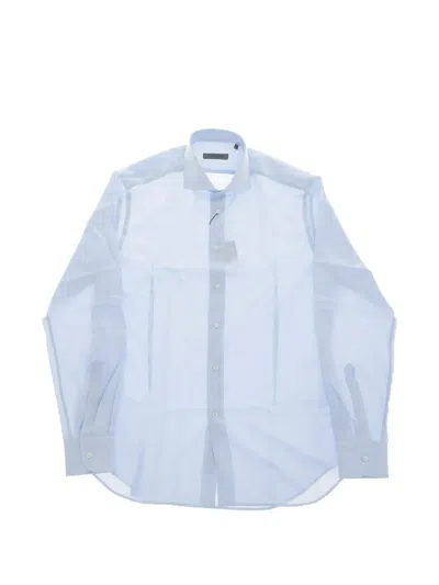 Corneliani French-collar Shirt In Blue
