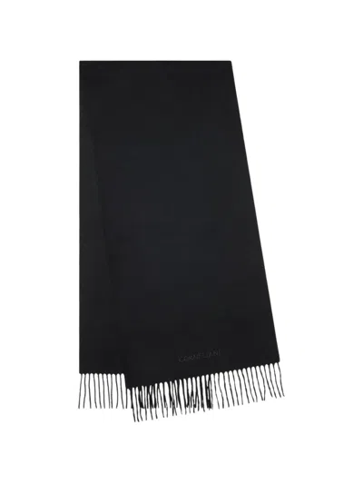 Corneliani Fringed Scarf In Red