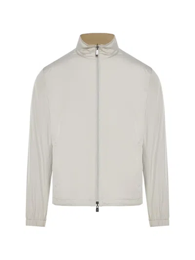 Corneliani Full-zip Jacket In Neutral