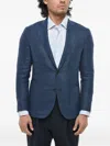Corneliani Gate Peak-lapel Blazer In Multi