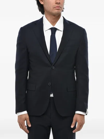 Corneliani Gate Single-breasted Blazer In Black