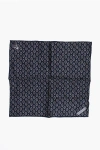 Corneliani Geometric Patterned Silk Pocket Square Grösse Unica