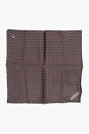 Corneliani Geometric Patterned Silk Pocket Square Grösse Unica