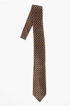 Corneliani Geometric Patterned Silk Tie Grösse Unica