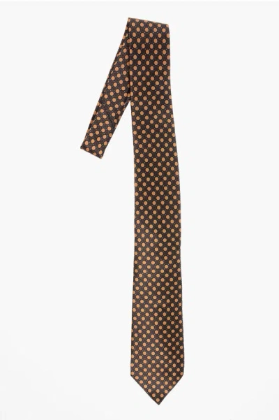 Corneliani Geometric Patterned Silk Tie Grösse Unica