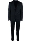 Corneliani Single-breasted Suit In Black