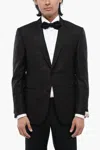 Corneliani Virgin Wool Peak Lapel 3 Piece Waistcoat Suit In Black