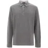 Corneliani Cotton Polo Men's Shirt In Gray