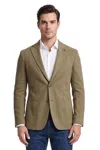 Corneliani Single-breasted Blazer In Green