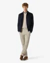 Corneliani Greige Garment-dyed Stretch Cotton Trousers In Neutral