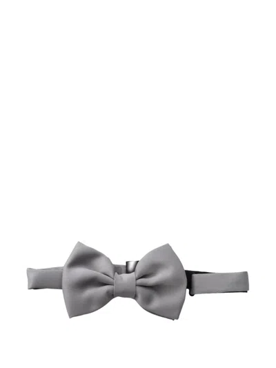 Corneliani Grey Bow Tie In Gray
