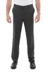 Corneliani Grey Flat Front Trousers In Gray