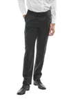 Corneliani Belt-loop Virgin-wool Trousers In Gray