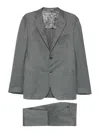 Corneliani Grey Suit In Wool In Gray