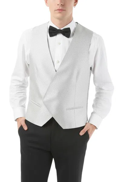 Corneliani Grey V Neck Waistcoat In Gray