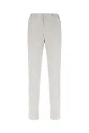 Corneliani Grey Wool Blend Pants In Grigio