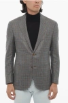 Corneliani Half-lined Leader Blazer With Check Pattern
