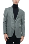 Corneliani Half-lined Silk Blend Blazer With Patch Pockets