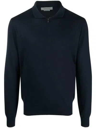 CORNELIANI HALF-ZIP SWEATSHIRT