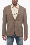Corneliani Halflined Hopsack Blazer