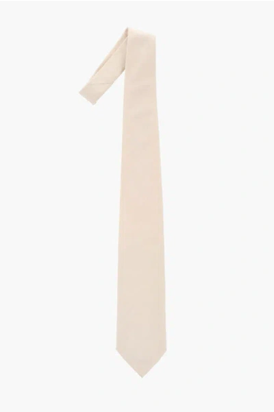 Corneliani Hand Stotched Cotton Blend Tie