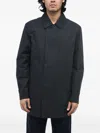 Corneliani Hidden-button Overshirt In Black