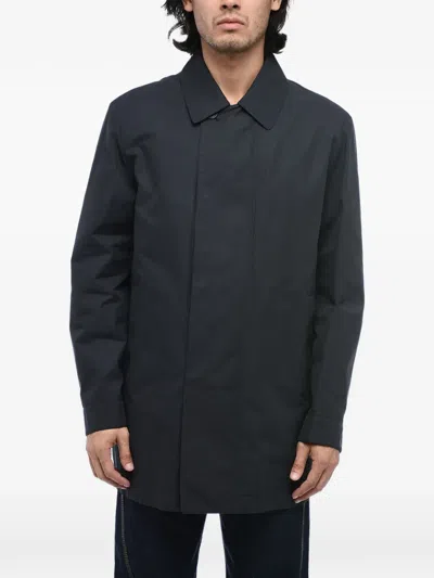 Corneliani Hidden-button Overshirt In Black