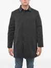 Corneliani Hidden-closure Coat In Multi