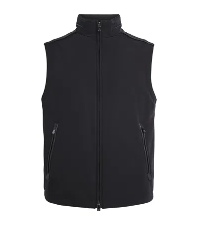 Corneliani High-neck Gilet In Black