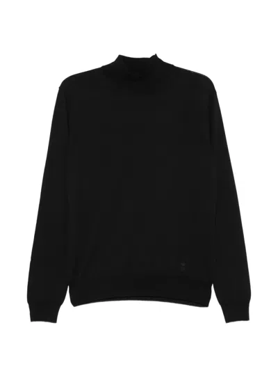 Corneliani High-neck Sweater In Black