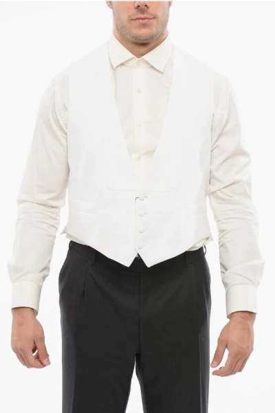 CORNELIANI Honeycomb Cotton MANTUA Formal Vest