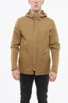 Corneliani Hooded Jacket With Hidden Placket