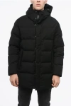 Corneliani Hooded Quilted Down Jacket In Black