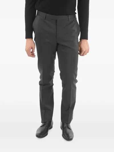 Corneliani Hook-and-zip-fastening Trousers In 그레이