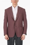 Corneliani Hopsack Leader Soft Blazer With Patch Pockets