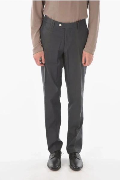 Corneliani Id 4-pocket Range St Chino Pants In Gray