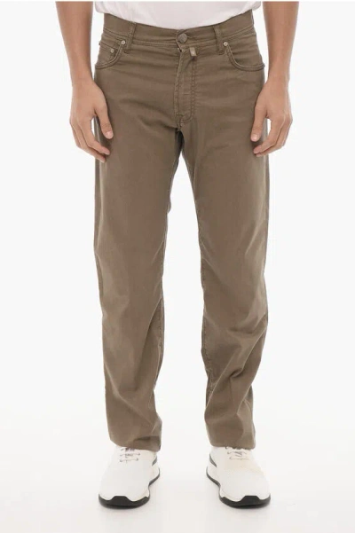 Corneliani Id 5-pocketed Stretch Cotton Pants