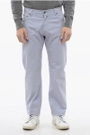 Corneliani Id 5-pocketed Stretch Cotton Pants With Belt Loops
