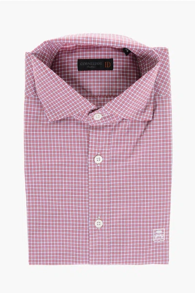 Corneliani Id Checked Cotton Shirt
