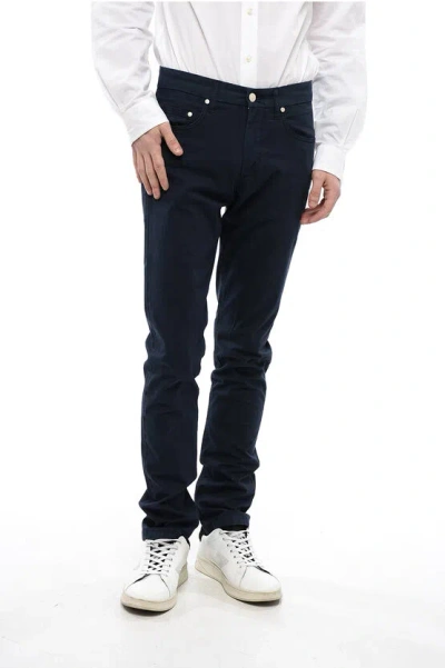 Corneliani Id Chino Pants With Suede Patch