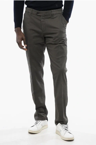 Corneliani Id Corinto Chino Pants In Gray