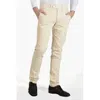 Corneliani Id Cotton And Linen Regular Waist Chinos Pants