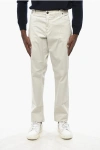 Corneliani Id Cotton Pants With Welt Pockets In Neutral